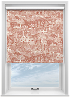 Novel, Burnt Orange - Roller Blind